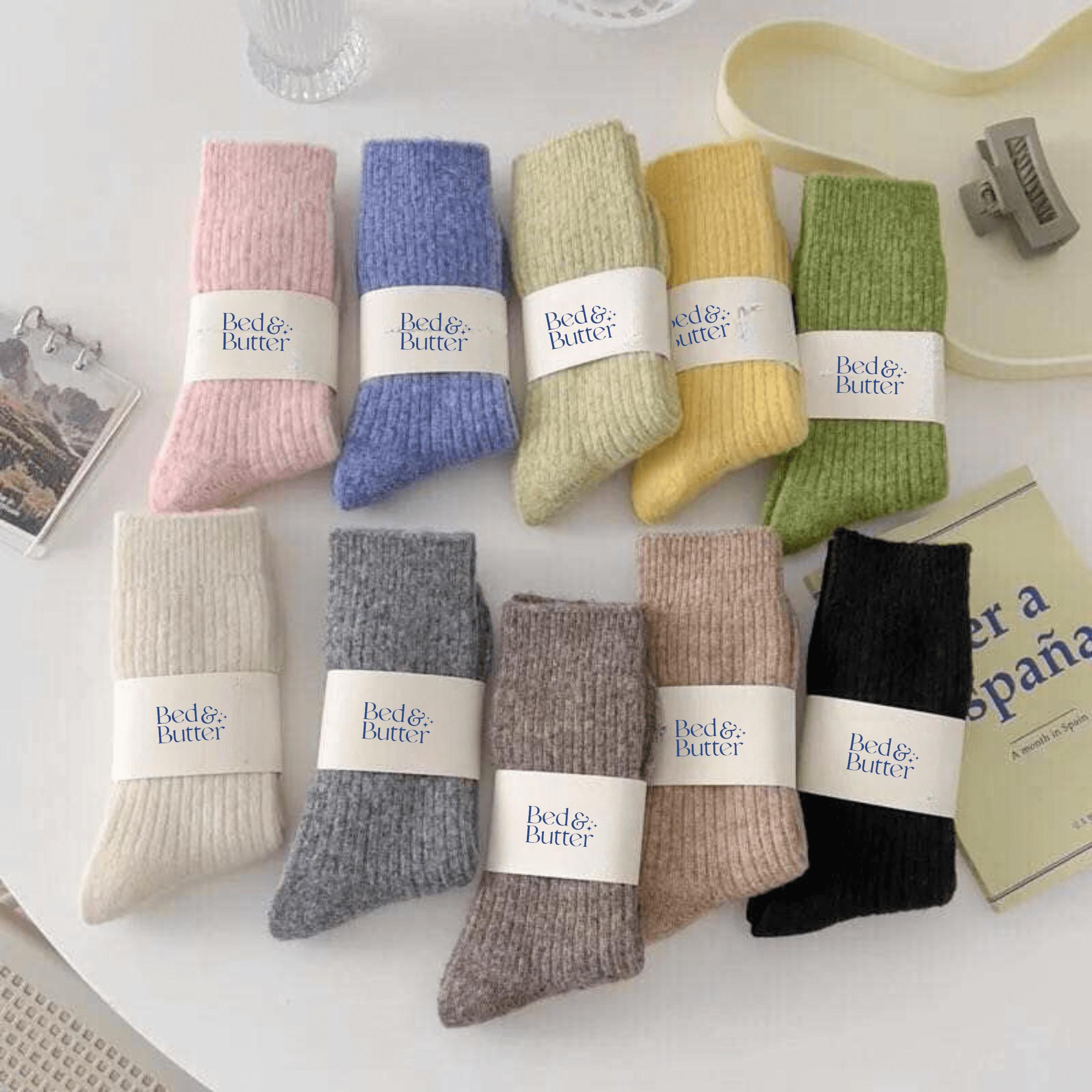 The Comfiest Socks - Light Choccy