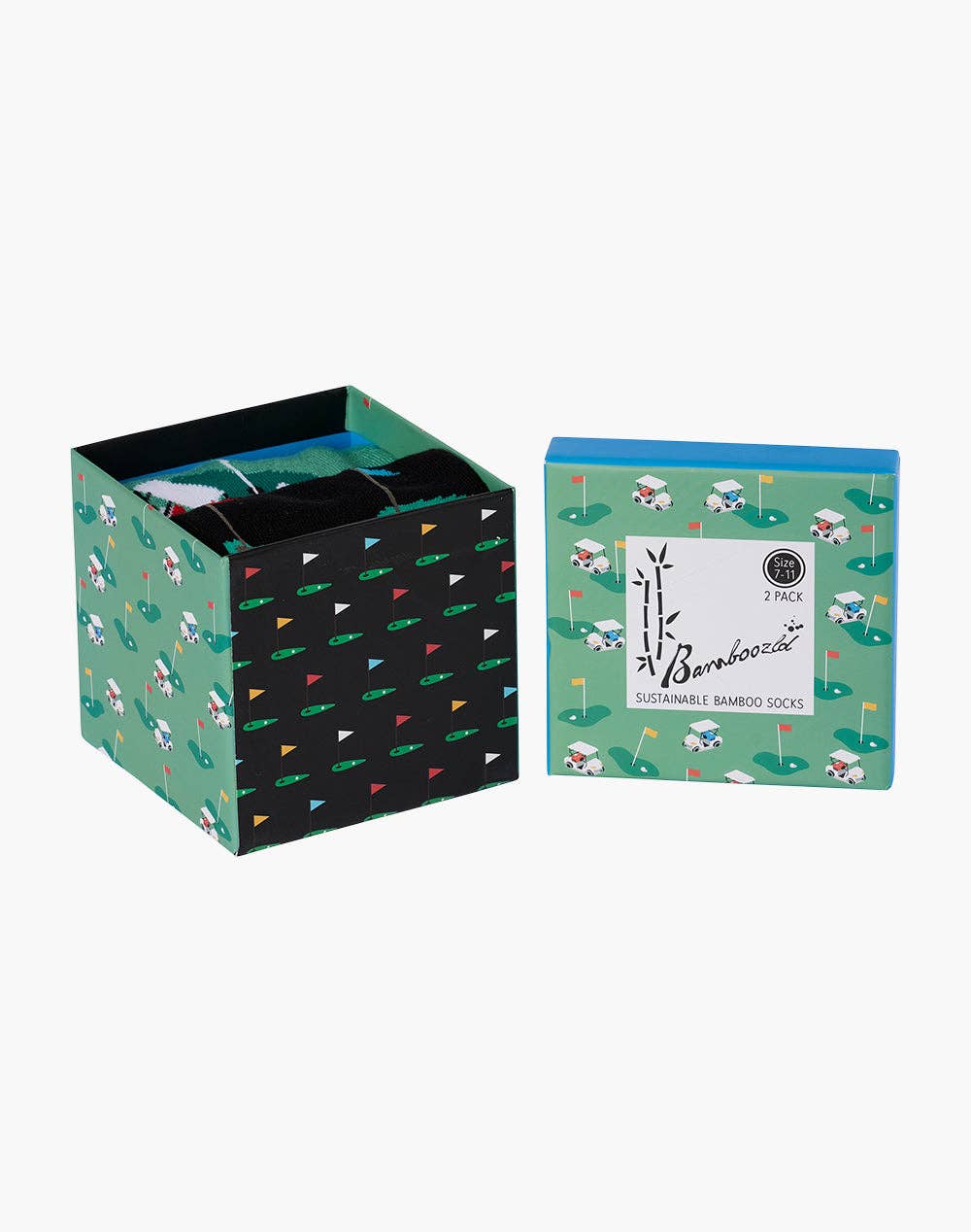 MENS GOLF GREEN 2PK GIFT BOX