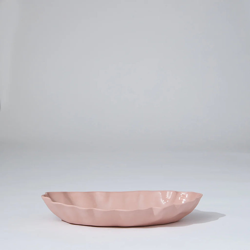 Ruffle Bowl Icy Pink