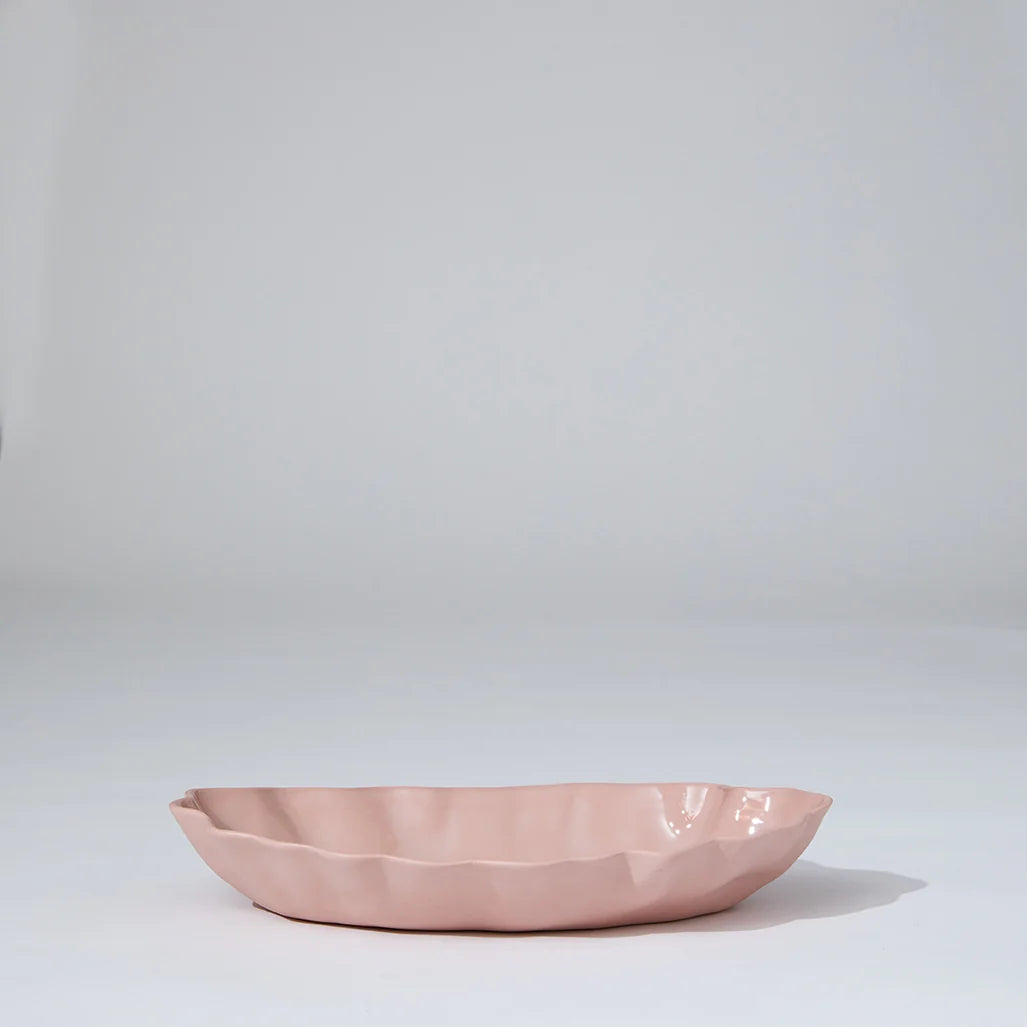 Ruffle Bowl Icy Pink
