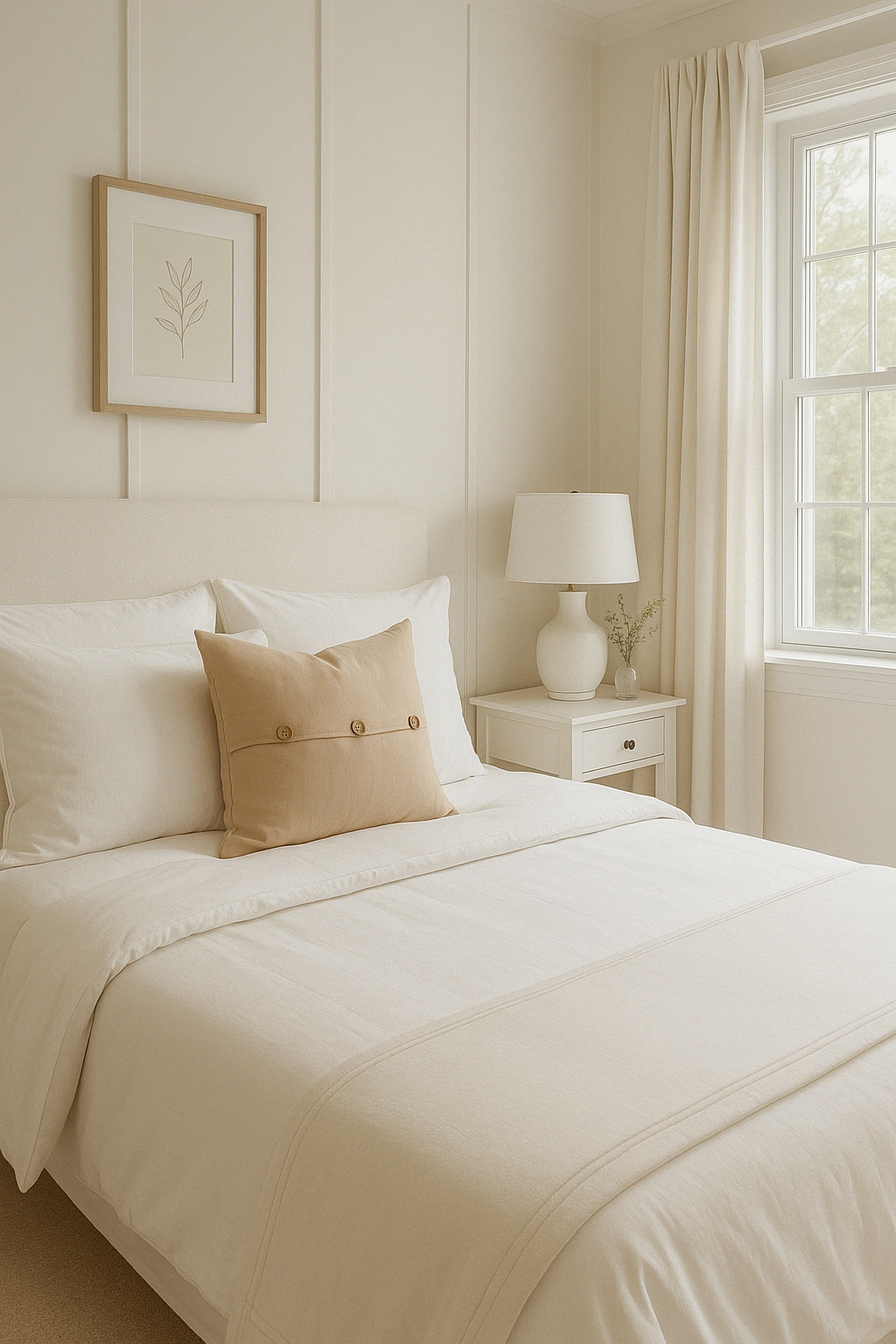 Linen Cushion - Light Clay