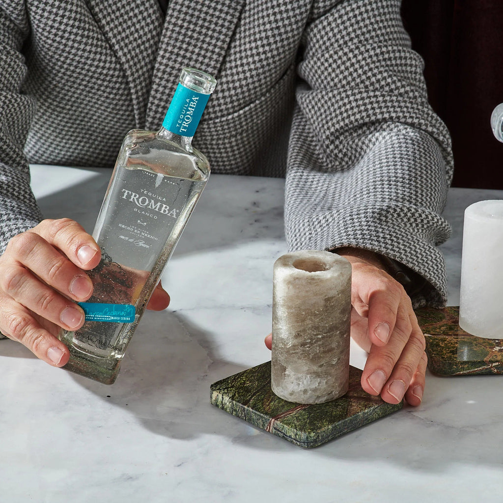 Saltist Himalayan Black Salt Tequila Shot Glass Set