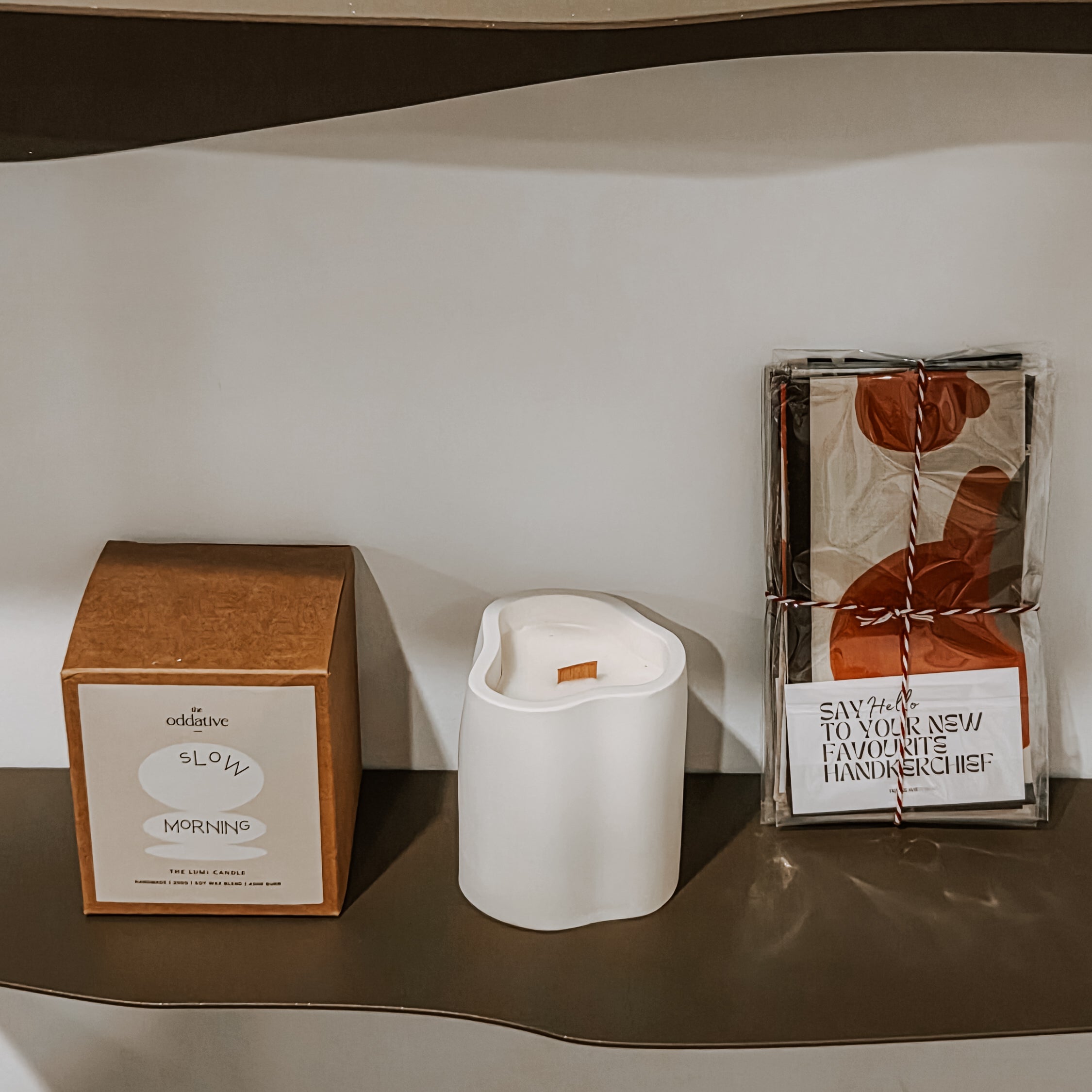 Candle + Hankie Gift Pack