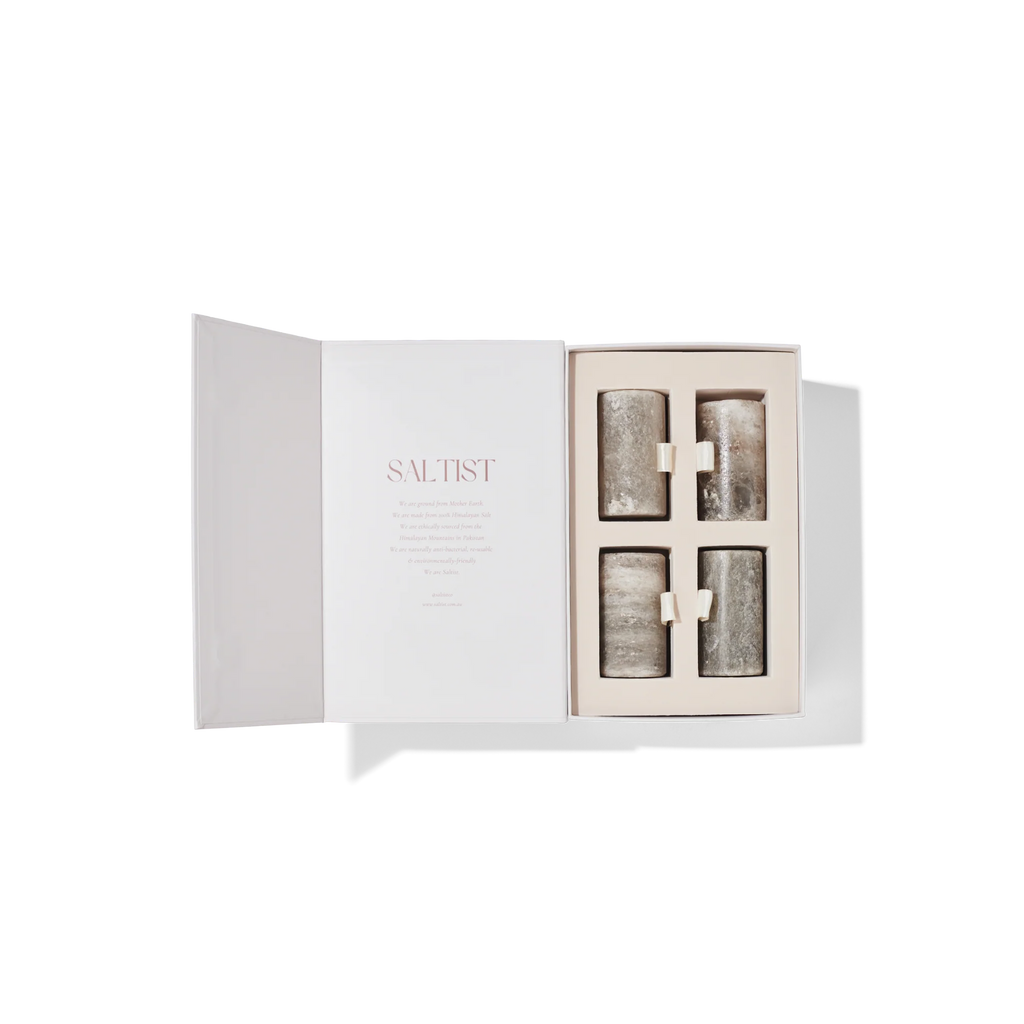 Saltist Himalayan Black Salt Tequila Shot Glass Set