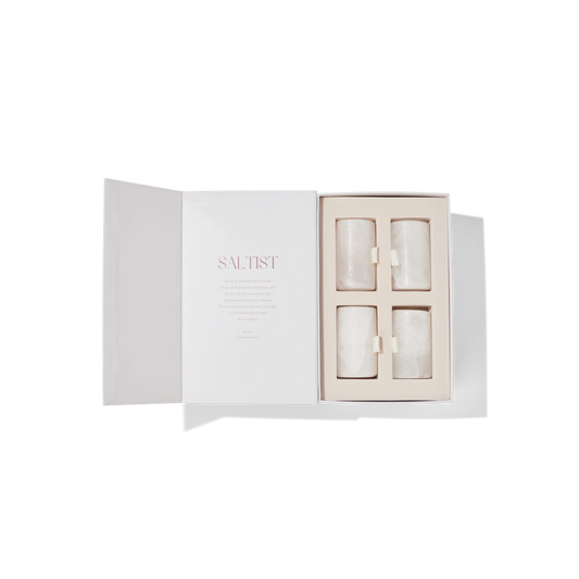 Saltist Himalayan White Salt Tequila Shot Glass Set