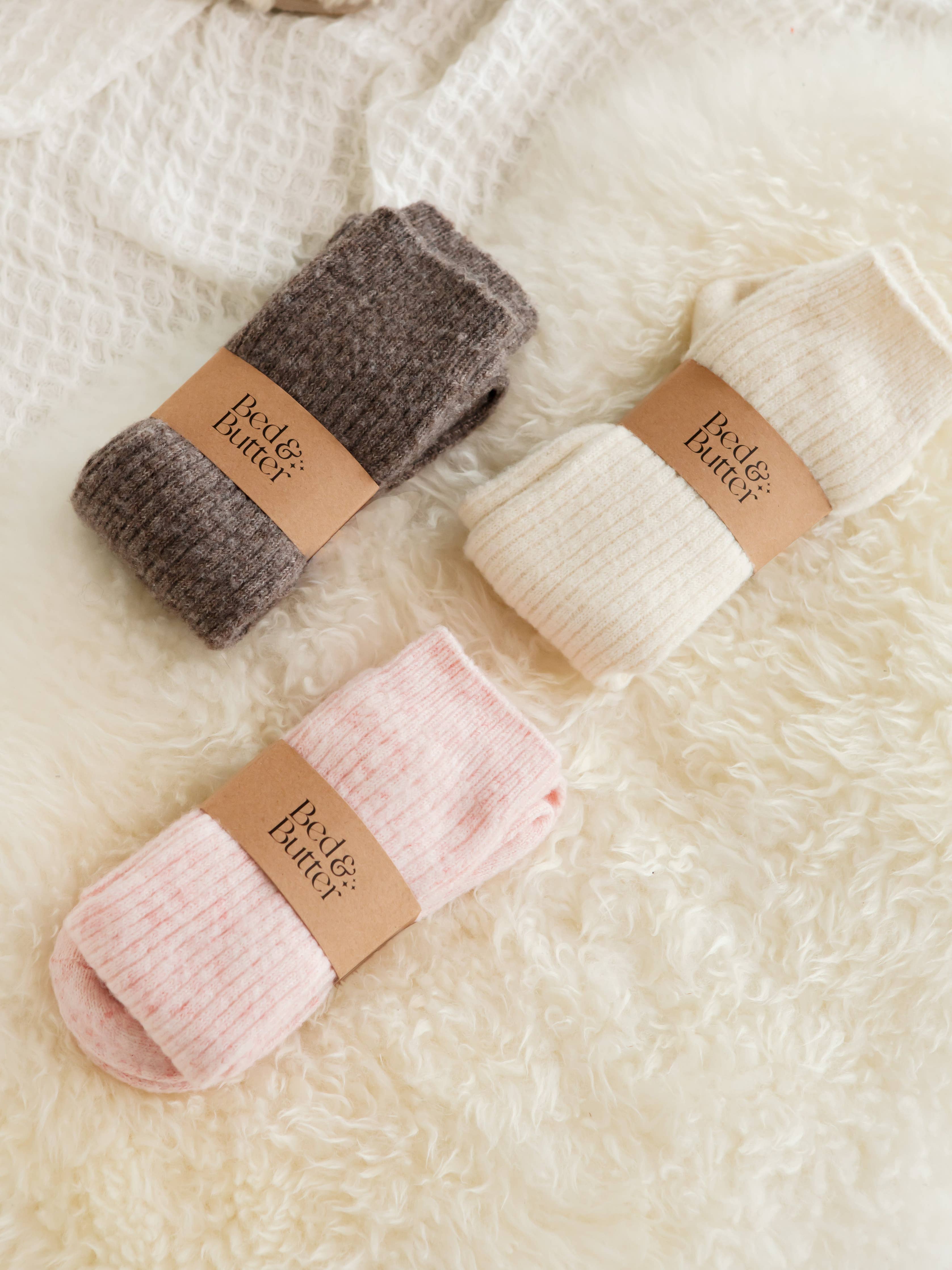 The Comfiest Socks - Cream