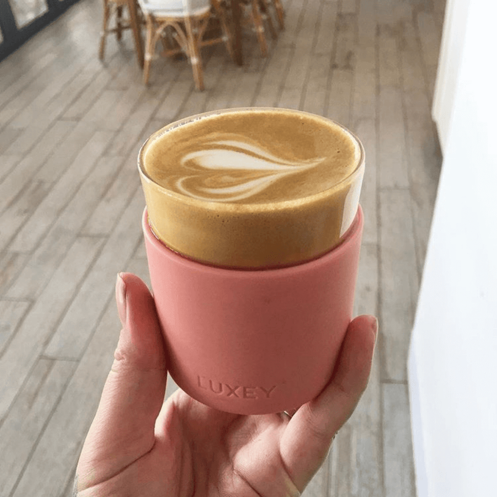 MINILUX - Reusable Glass Coffee Cup 6oz