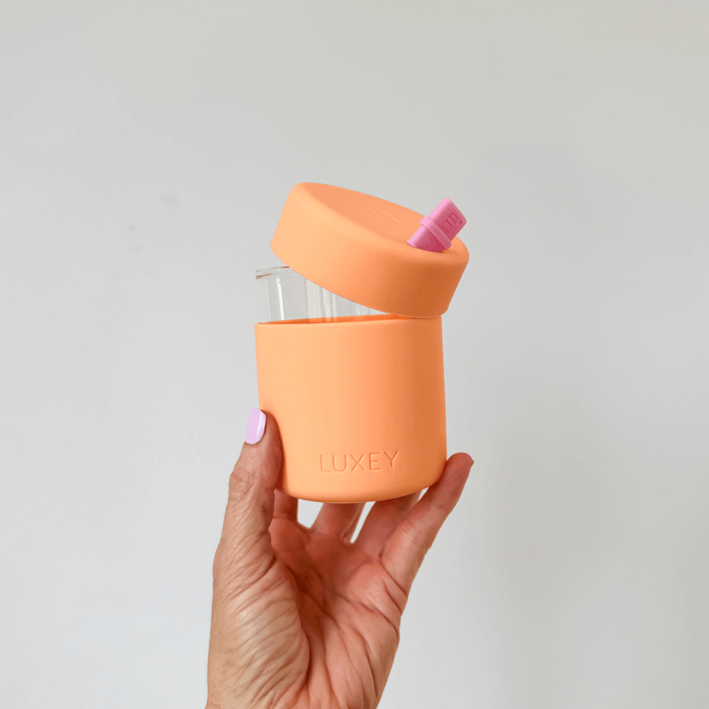 MINILUX - Reusable Glass Coffee Cup 6oz