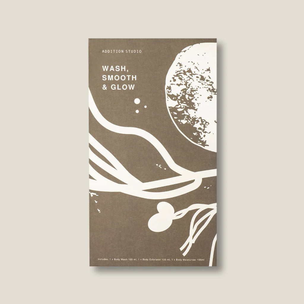 Wash, Smooth and Glow Gift Set- arriving mid-late Jan