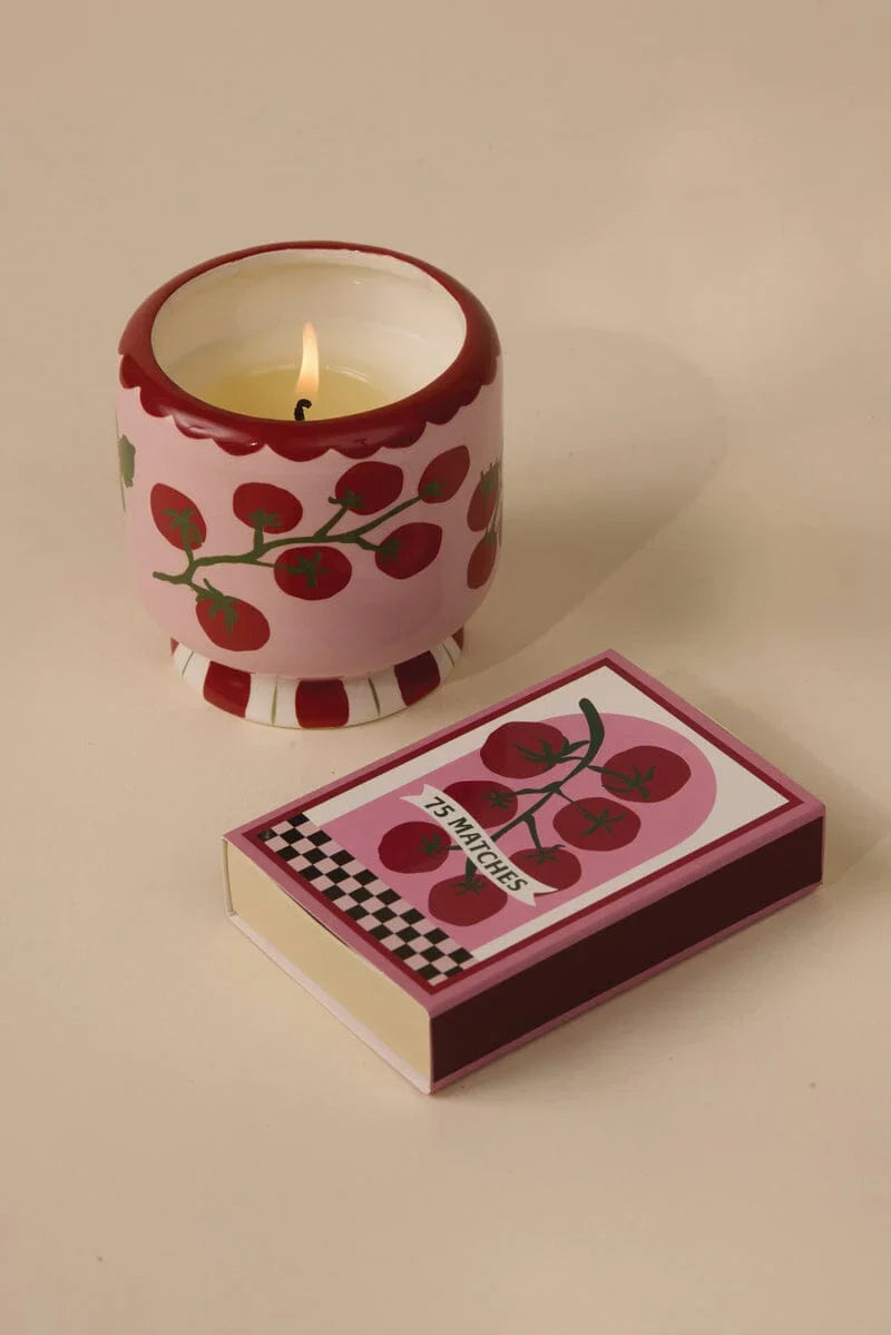 Vine Tomato Ceramic Candle 226g