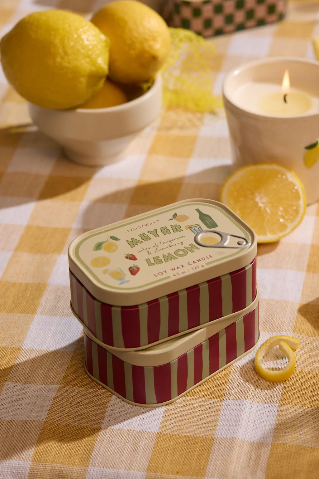 Bistro Tin Candle - Mayer Lemon 127g