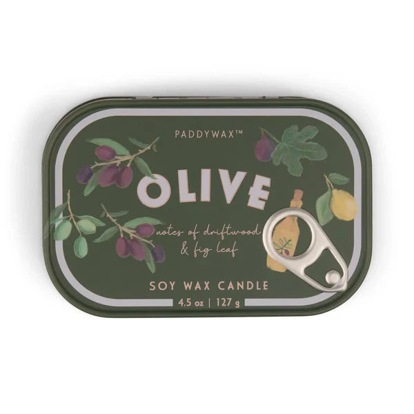 Bistro Tin Candle - Olive & Fig 127g