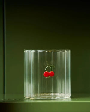 Glass Tumbler - cherry