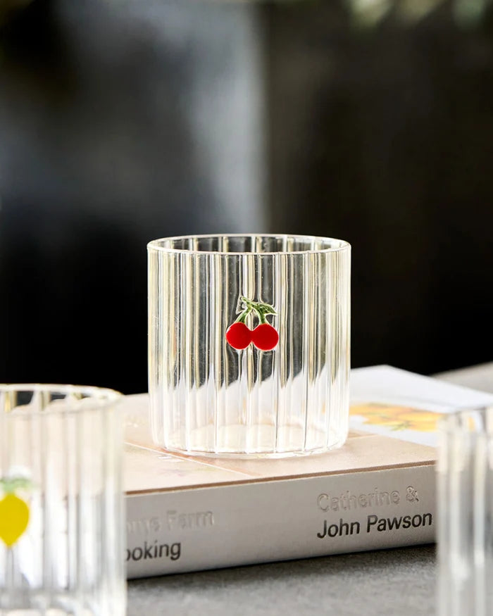 Glass Tumbler - cherry