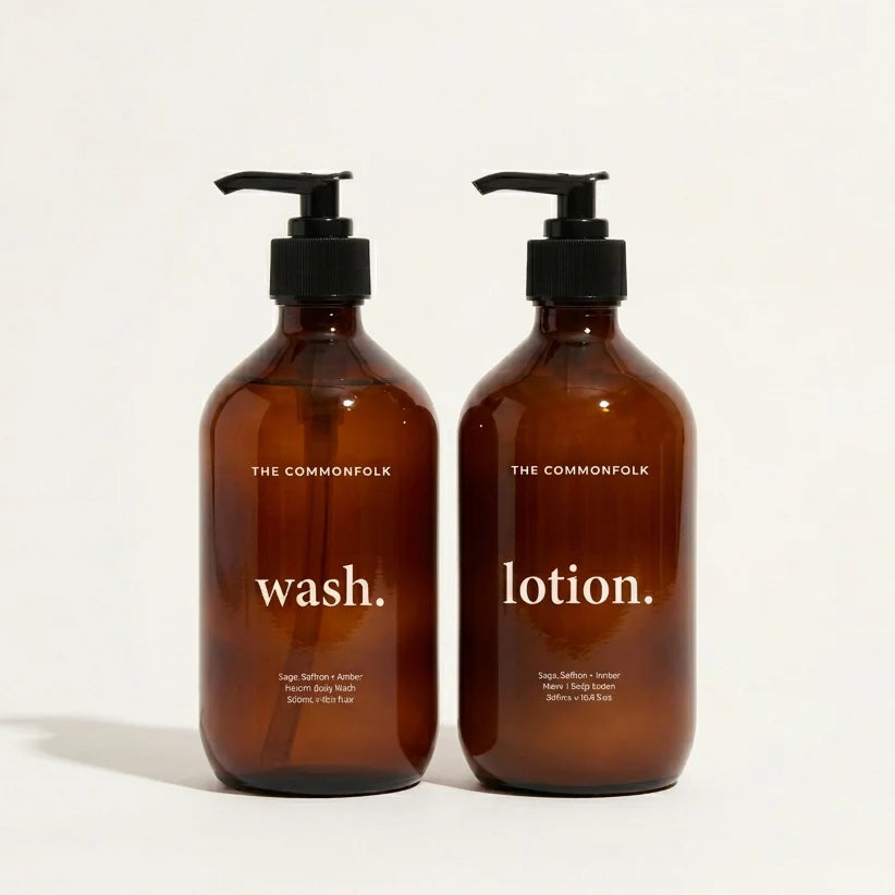 Wash + Lotion Kit - Keep It Simple / AMBER
