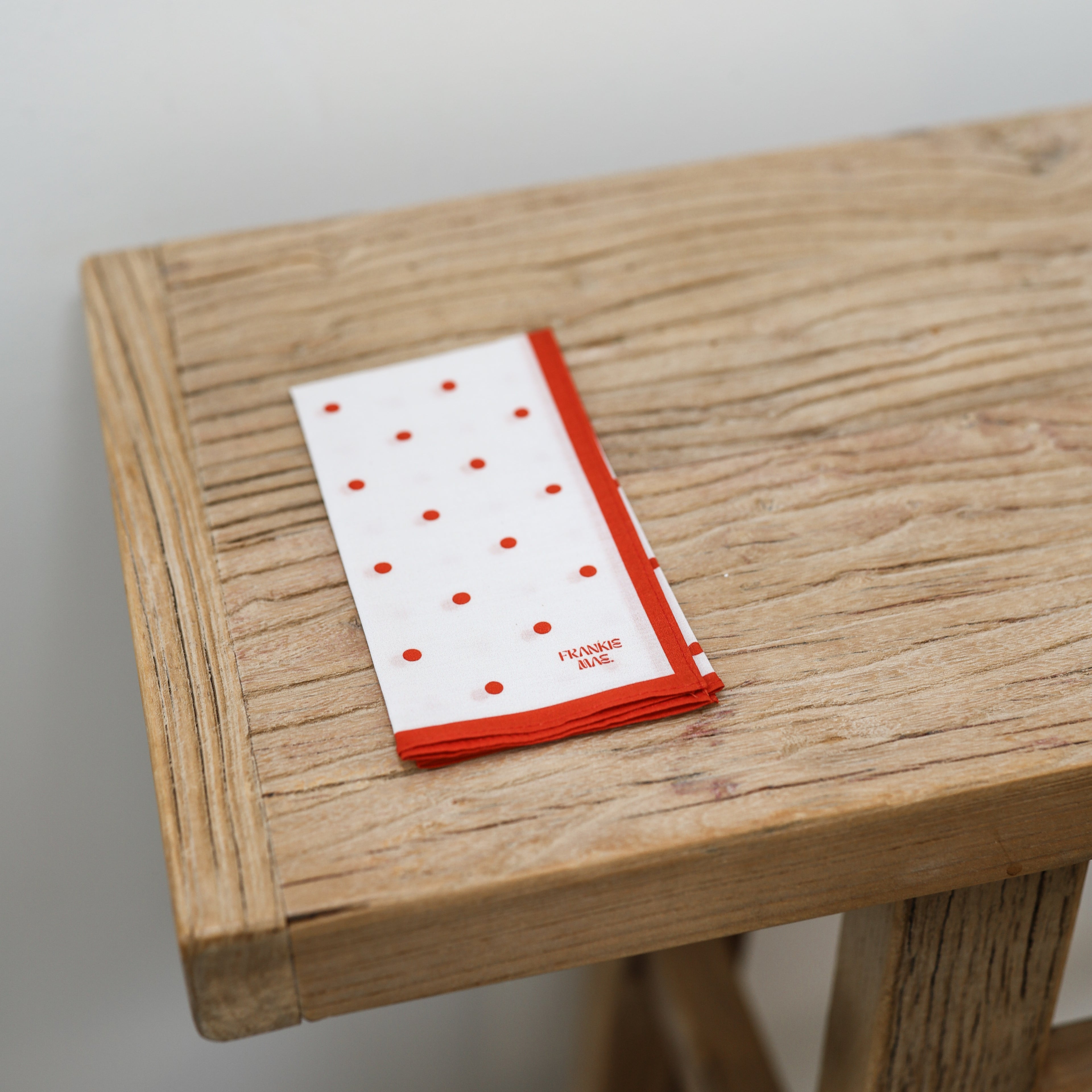 Red Polka Dot Handkerchief