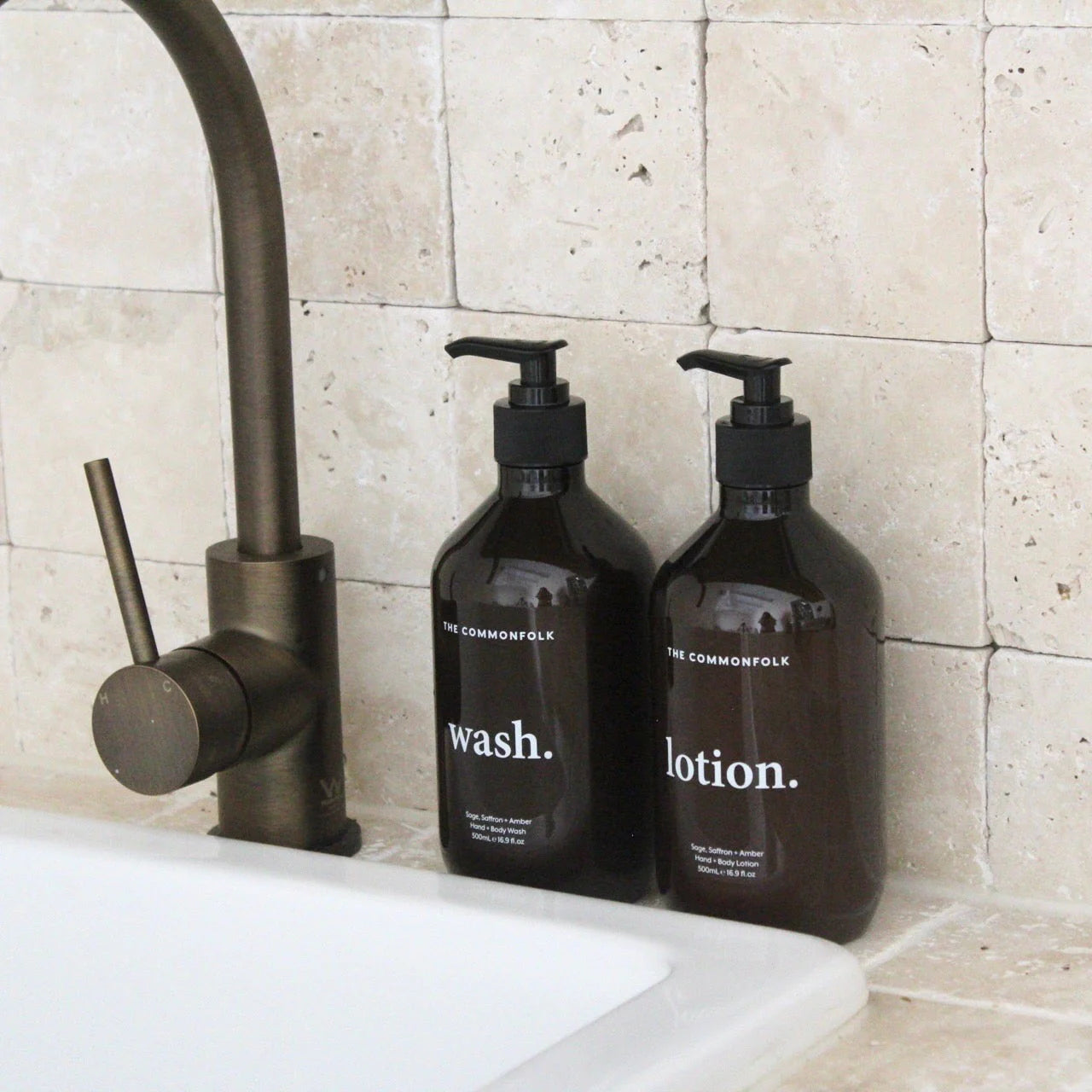 Wash + Lotion Kit - Keep It Simple / AMBER