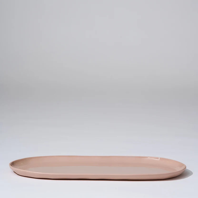 Cloud Oval Plate Chalk