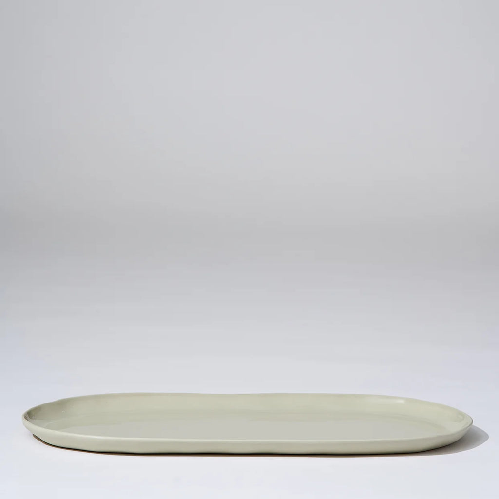 Cloud Oval Plate Icy Pink
