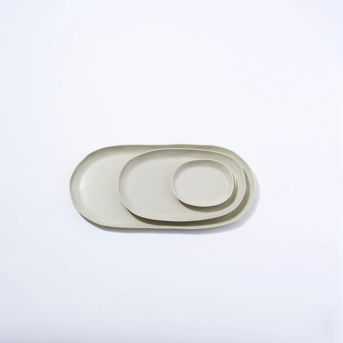 Cloud Oval Plate Icy Pink