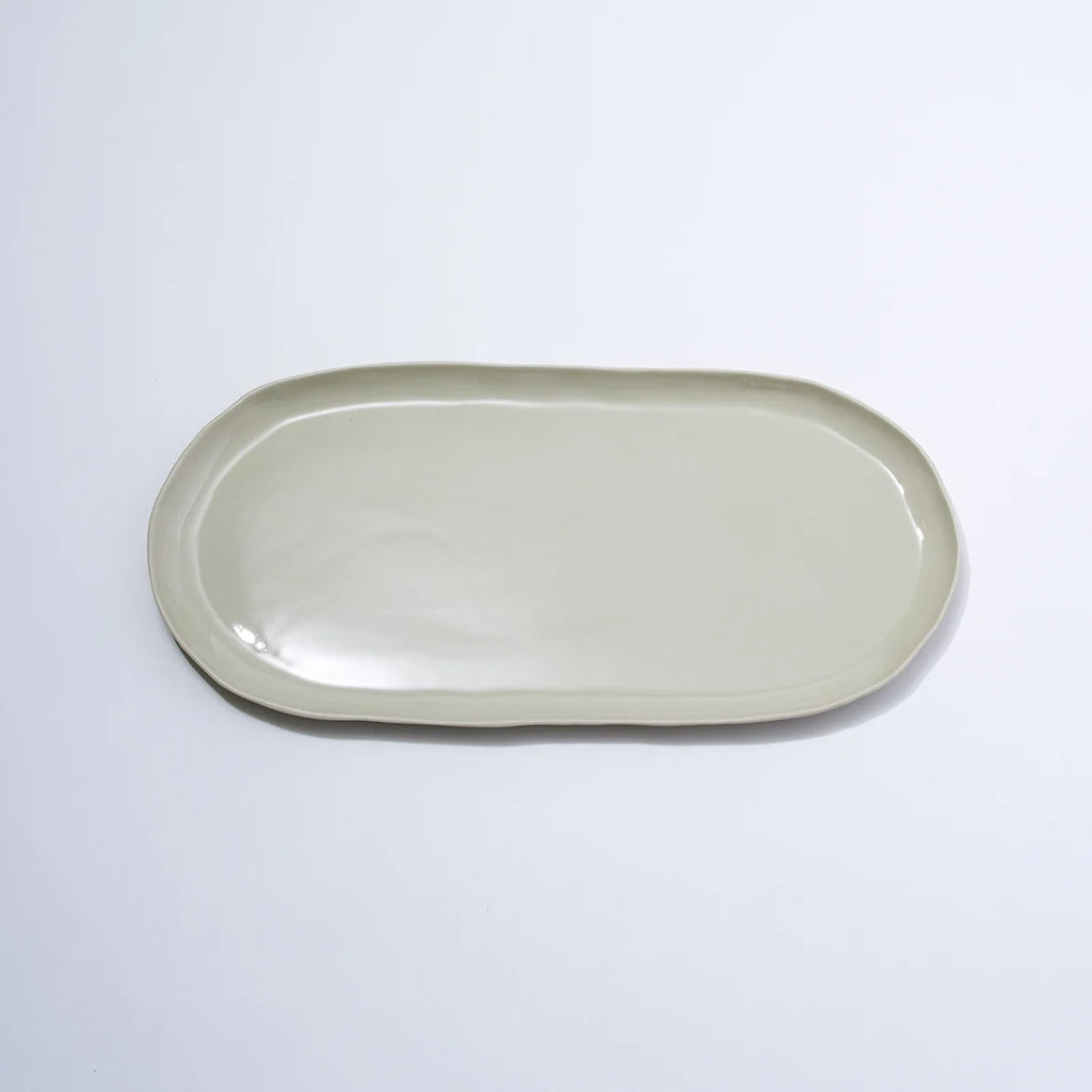 Cloud Oval Plate Icy Pink