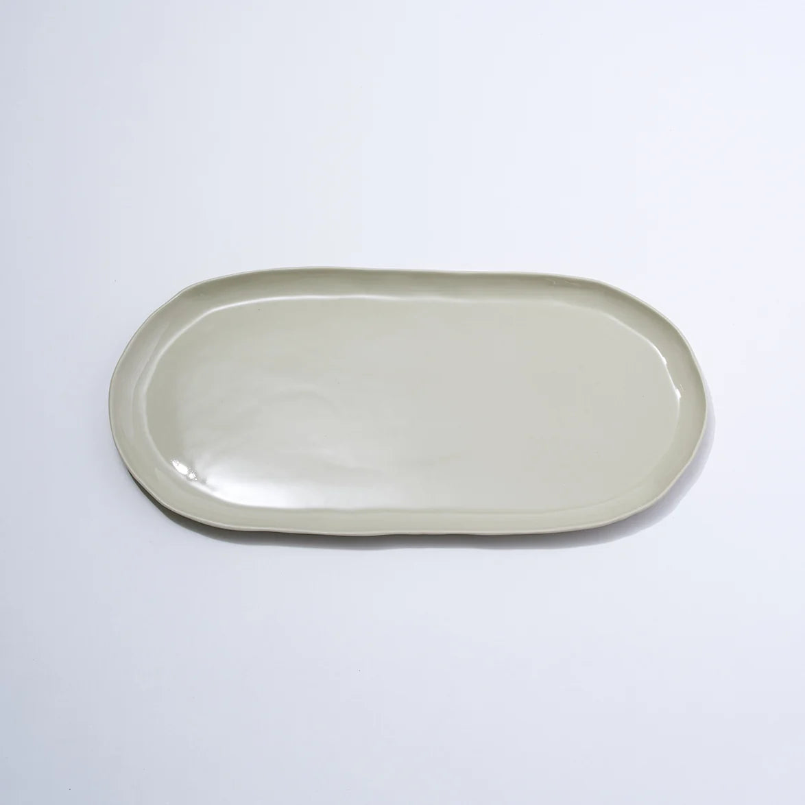 Cloud Oval Plate Icy Pink