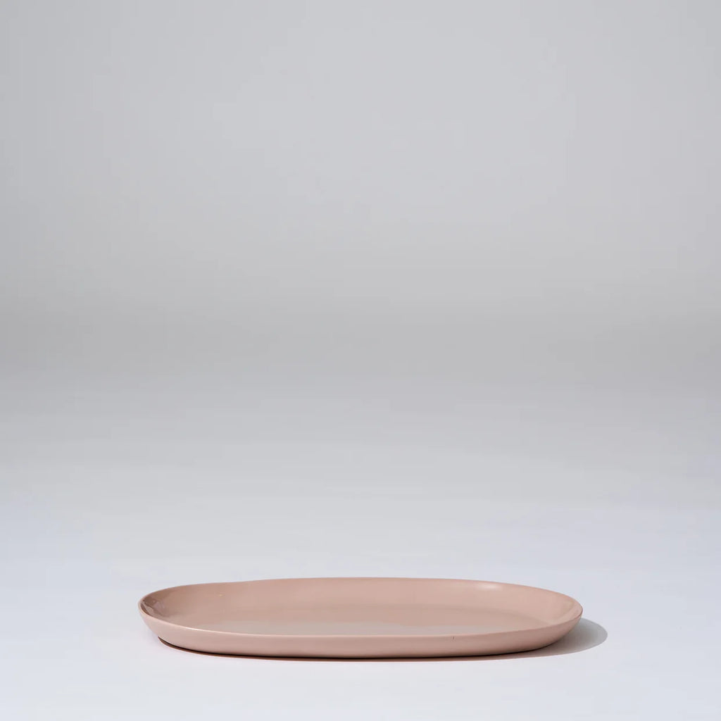 Cloud Oval Plate Chalk