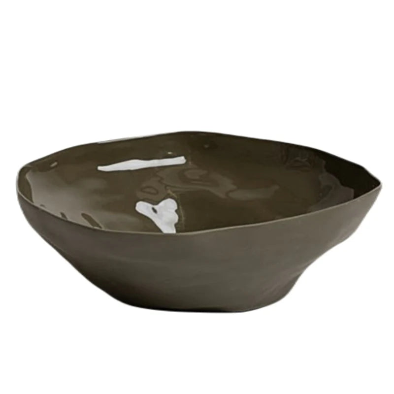 Haan Serving Bowl - Large Olive