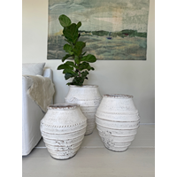 Lombok Pot Mia Antique Whitewash