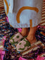 Flowerbed Terry Slippers - XS