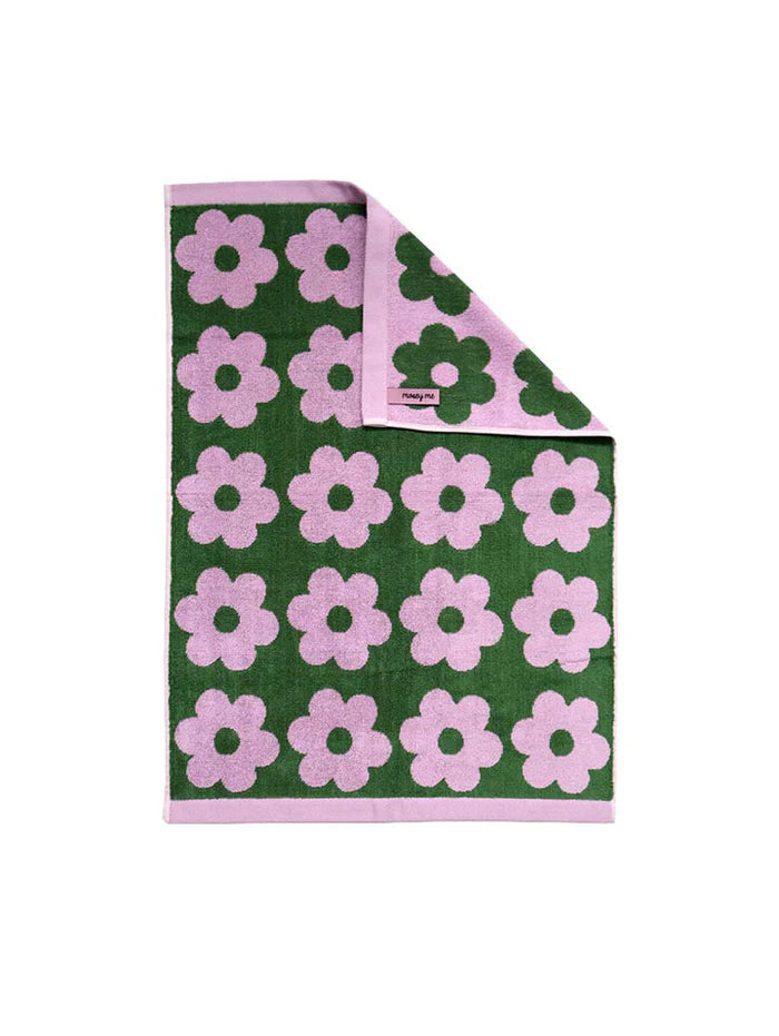Flowerbed Hand Towel