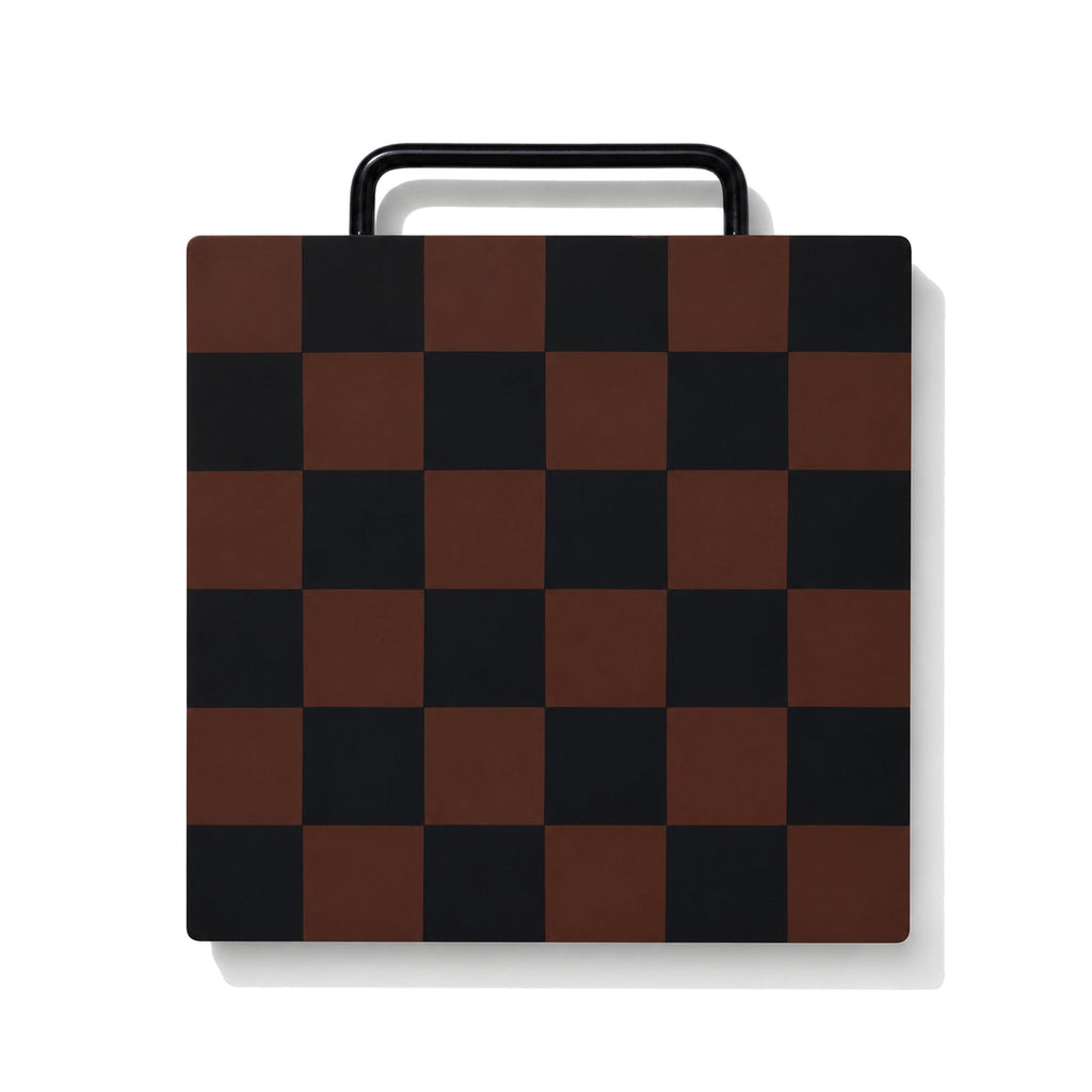 Chopping Board in Espresso Check