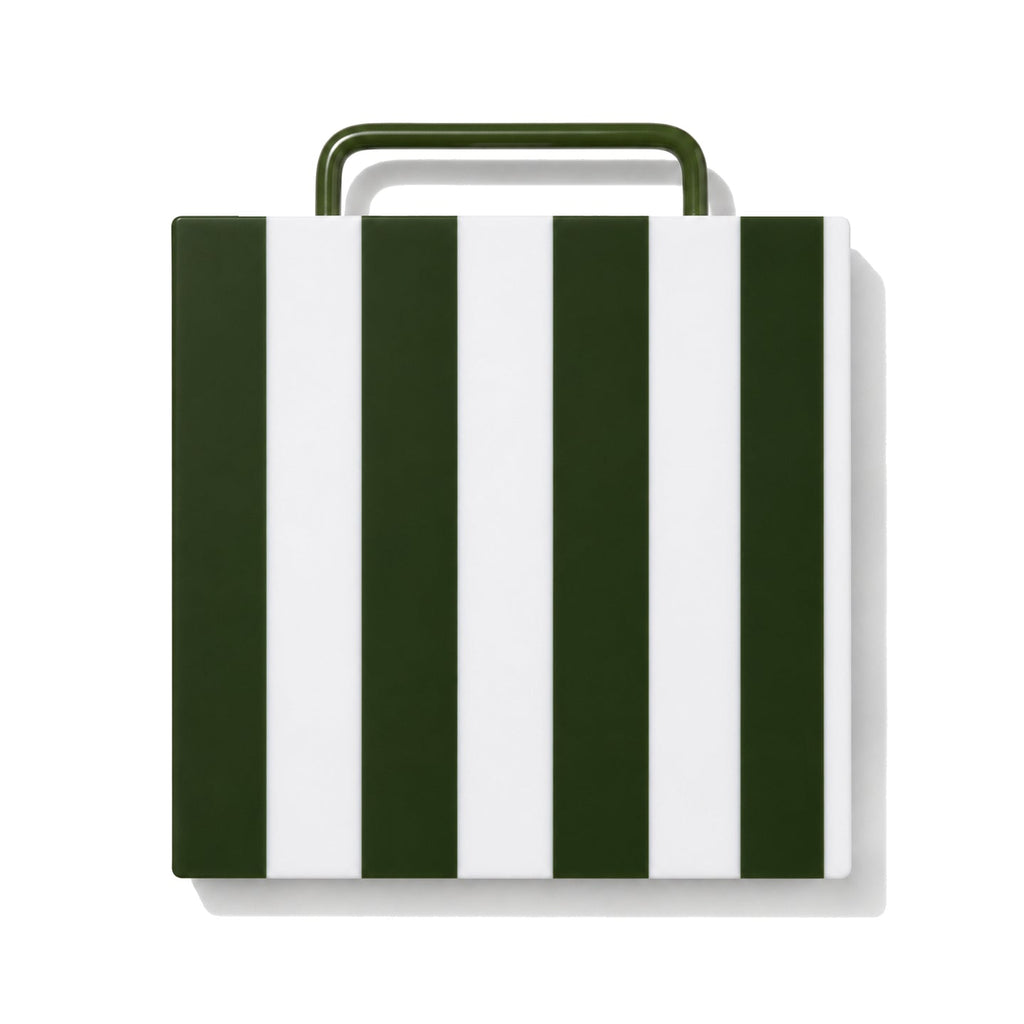 Chopping Board in Olive Stripe