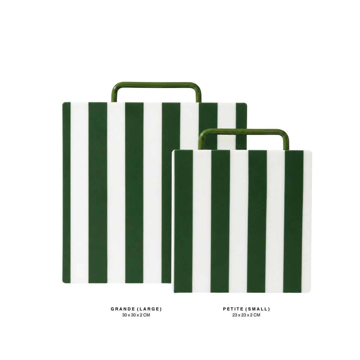 Chopping Board in Olive Stripe