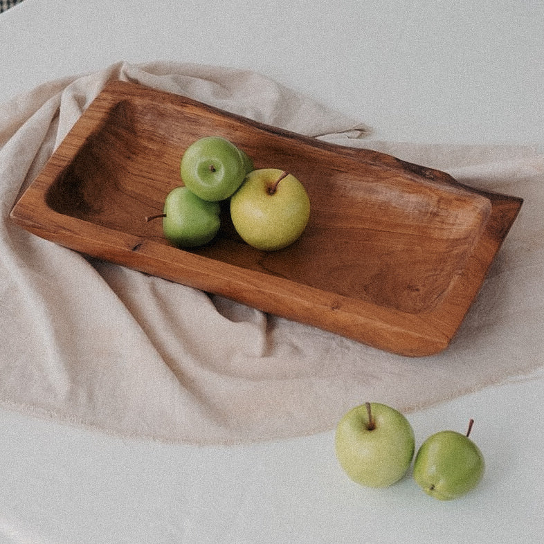 Teak Rectangle Bowl